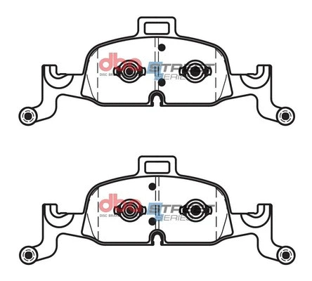 Brake Pad Set, disc brake (DB15060SS)