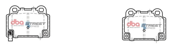 Brake Pad Set, disc brake (DB2215SS)