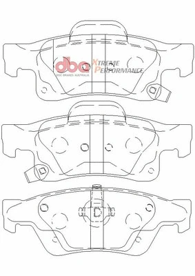 High Performance Brake Pad Set (DB2217XP)