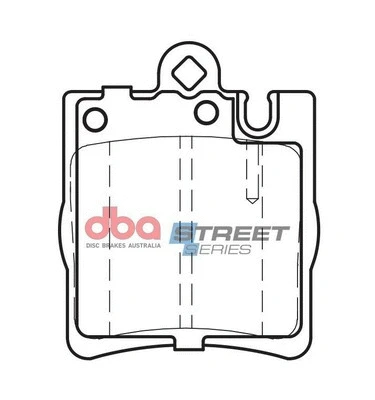 Brake Pad Set, disc brake (DB1457SS)
