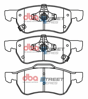 Brake Pad Set, disc brake (DB15064SS)