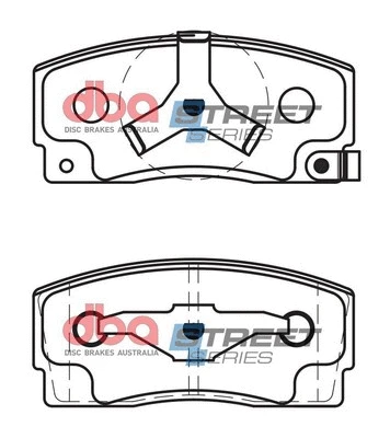 Brake Pad Set, disc brake (DB1125SS)