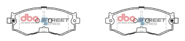Brake Pad Set, disc brake (DB1165SS)