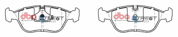 Brake Pad Set, disc brake (DB1261SS)