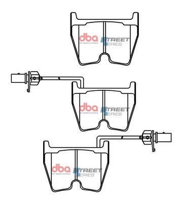 Brake Pad Set, disc brake (DB15110SS)