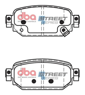 Brake Pad Set, disc brake (DB15045SS)