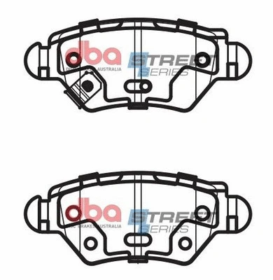 Brake Pad Set, disc brake (DB1425SS)