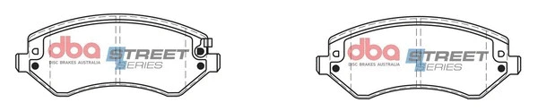 Brake Pad Set, disc brake (DB1828SS)