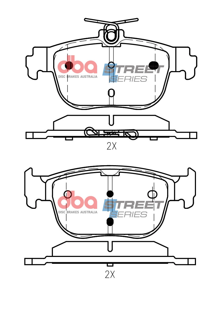 Brake Pad Set, disc brake (DB15092SS)