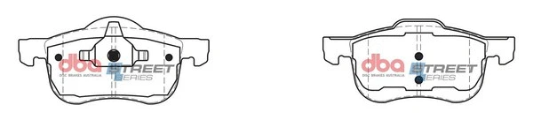 Brake Pad Set, disc brake (DB1445SS)