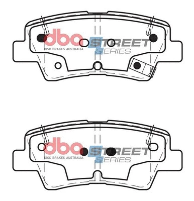 Brake Pad Set, disc brake (DB2076SS)