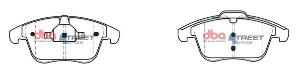 Brake Pad Set, disc brake (DB2296SS)