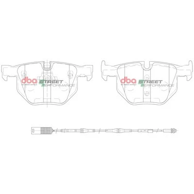 High Performance Brake Pad Set (DB1694SP)