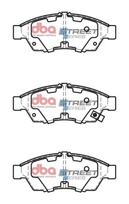 Brake Pad Set, disc brake (DB1733SS)