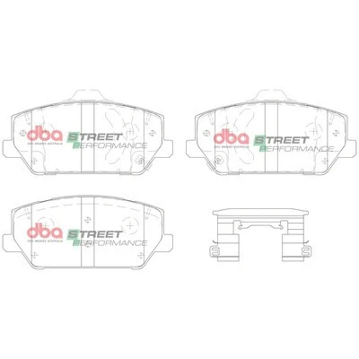 High Performance Brake Pad Set (DB15012SP)
