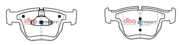 Brake Pad Set, disc brake (DB2054SS)