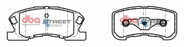 Brake Pad Set, disc brake (DB1380SS)