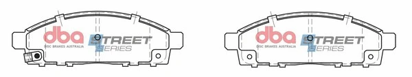 Brake Pad Set, disc brake (DB1774SS)