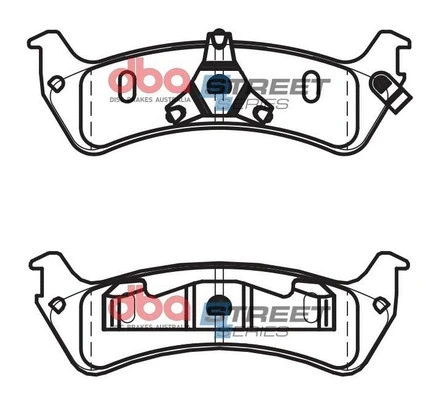 Brake Pad Set, disc brake (DB7545ASS)