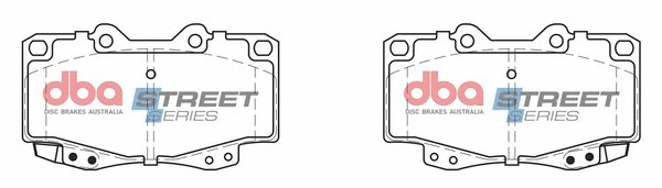 Brake Pad Set, disc brake (DB1739SS)