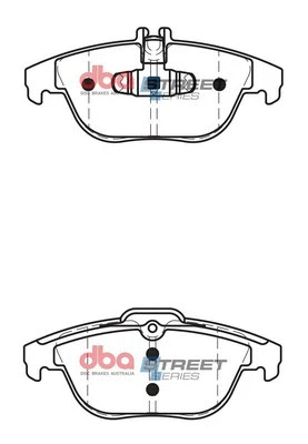 Brake Pad Set, disc brake (DB2182SS)