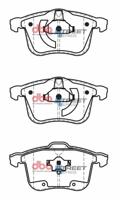 Brake Pad Set, disc brake (DB1762SS)