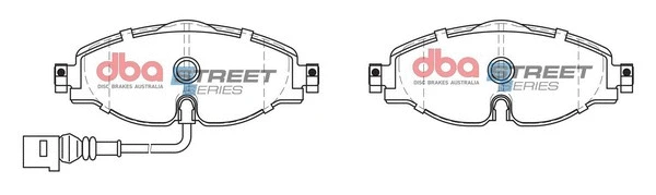 Brake Pad Set, disc brake (DB2383SS)