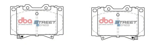 Brake Pad Set, disc brake (DB1365SS)