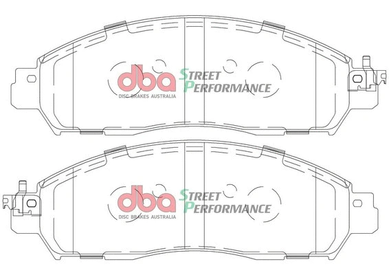High Performance Brake Pad Set (DB2374SP)