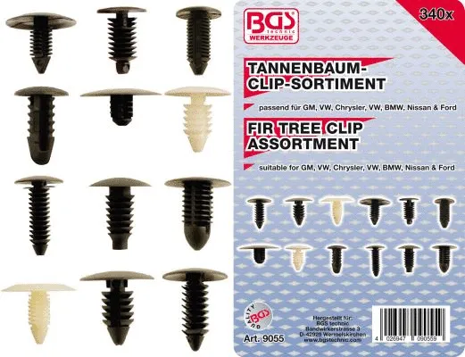 Retaining Clip Set, body (9055)