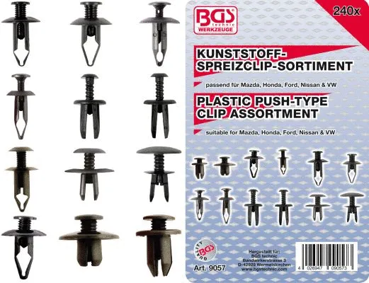 Retaining Clip Set, body (9057)