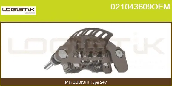 Rectifier, alternator (021043609OEM)