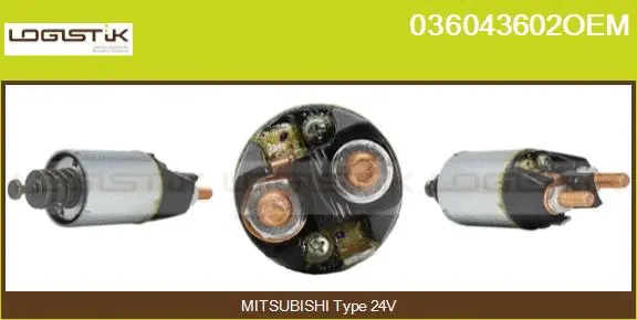 Solenoid Switch, starter (036043602OEM)