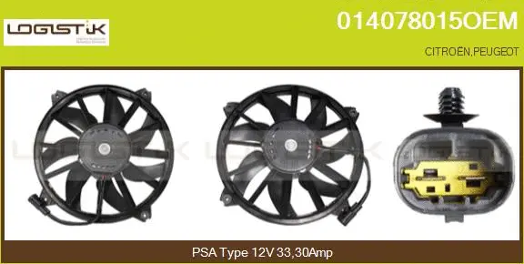 Electric Motor, radiator fan (014078015OEM)