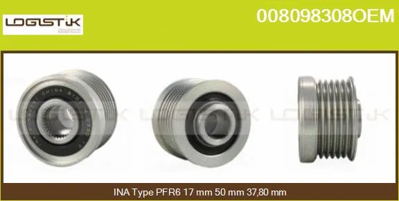 Belt Pulley, alternator (008098308OEM)