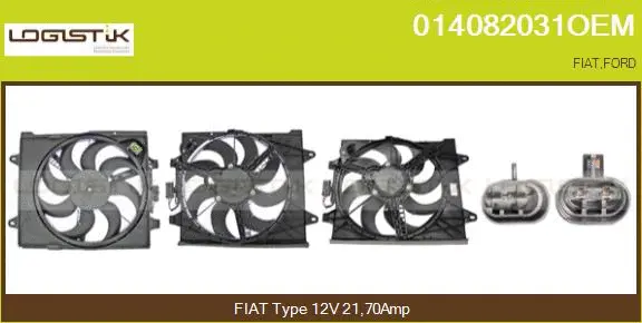 Electric Motor, radiator fan (014082031OEM)