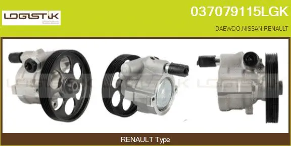 Hydraulic Pump, steering (037079115LGK)