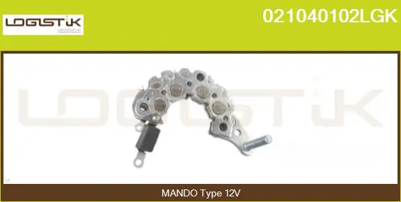 Rectifier, alternator (021040102LGK)
