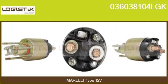 Solenoid Switch, starter (036038104LGK)