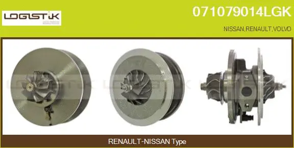 Core assembly, turbocharger (071079014LGK)