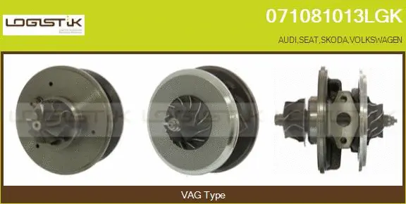 Core assembly, turbocharger (071081013LGK)