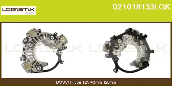 Rectifier, alternator (021018133LGK)