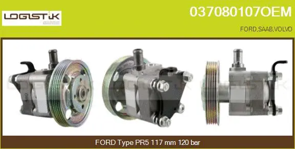 Hydraulic Pump, steering (037080107OEM)