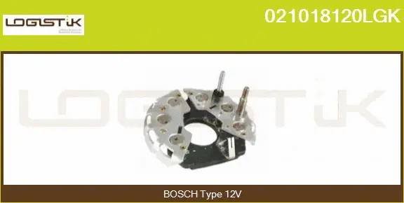Rectifier, alternator (021018120LGK)
