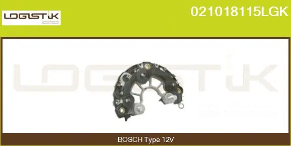 Rectifier, alternator (021018115LGK)
