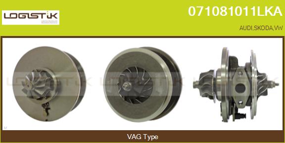 Core assembly, turbocharger (071081011LKA)