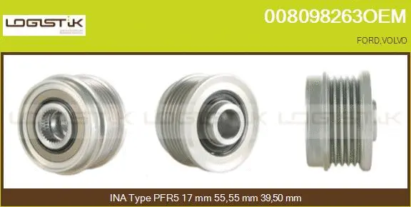 Belt Pulley, alternator (008098263OEM)