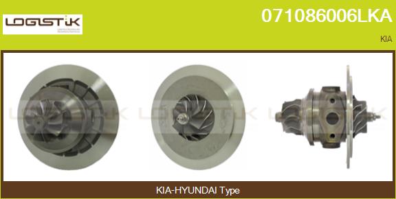 Core assembly, turbocharger (071086006LKA)