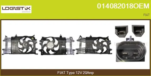 Electric Motor, radiator fan (014082018OEM)