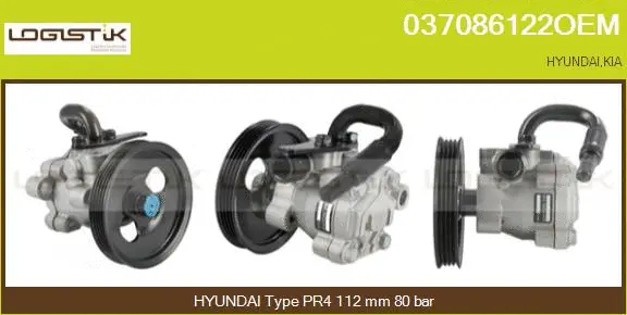 Hydraulic Pump, steering (037086122OEM)